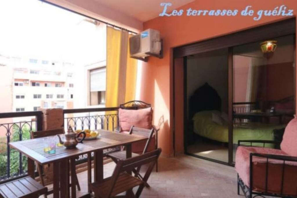 Les Terrasses De Gueliz Daire Marakeş Dış mekan fotoğraf